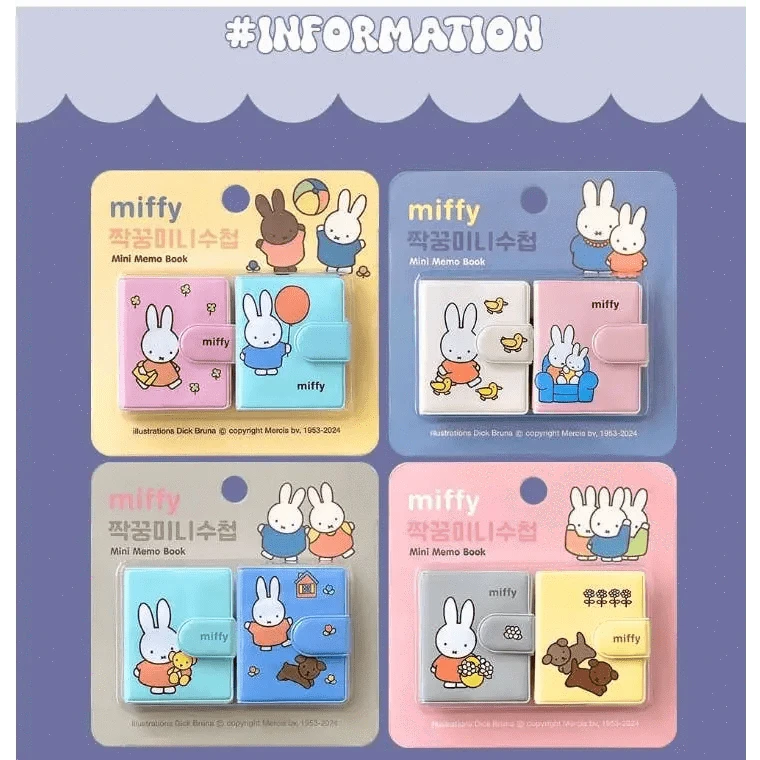 K_Wonderland Notebooks & Notepads Miffy Mini Memo Notebook