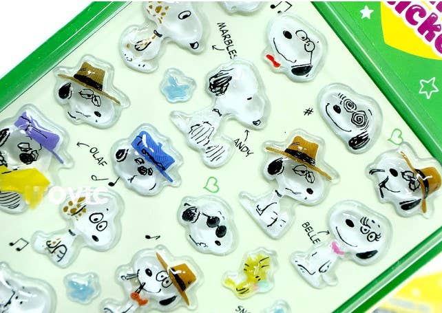 K-Wonderland PEANUTS Snoopy Candy Jelly 3D Deco Sticker