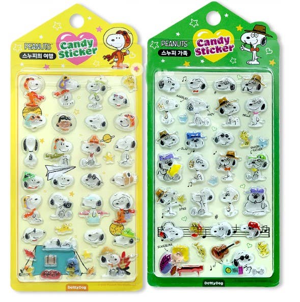 K-Wonderland PEANUTS Snoopy Candy Jelly 3D Deco Sticker