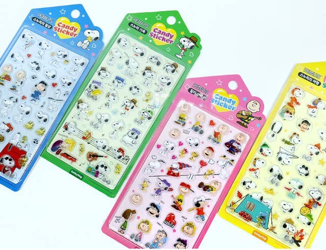 K-Wonderland PEANUTS Snoopy Candy Jelly 3D Deco Sticker