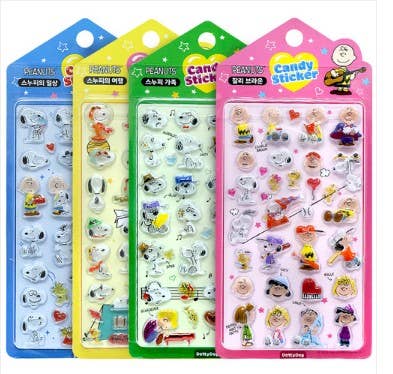 K-Wonderland PEANUTS Snoopy Candy Jelly 3D Deco Sticker
