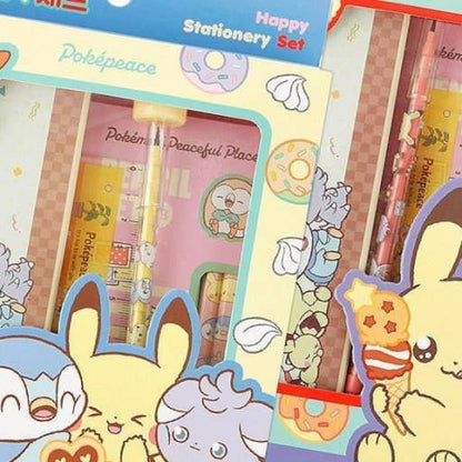 K-Wonderland Pokémon Happy Stationery Set – PokéPeace Edition
