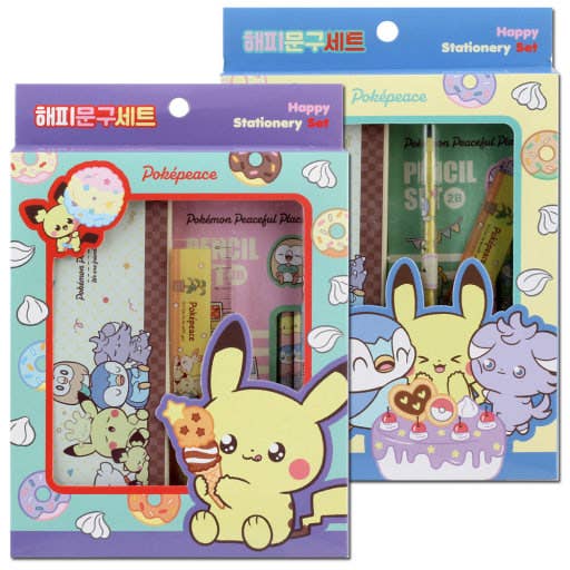 K-Wonderland Pokémon Happy Stationery Set – PokéPeace Edition