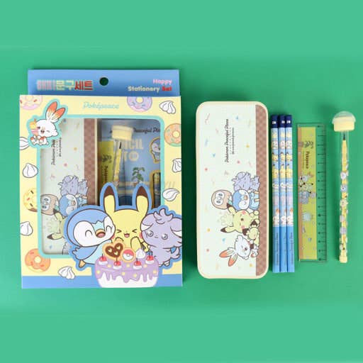 K-Wonderland Pokémon Happy Stationery Set – PokéPeace Edition