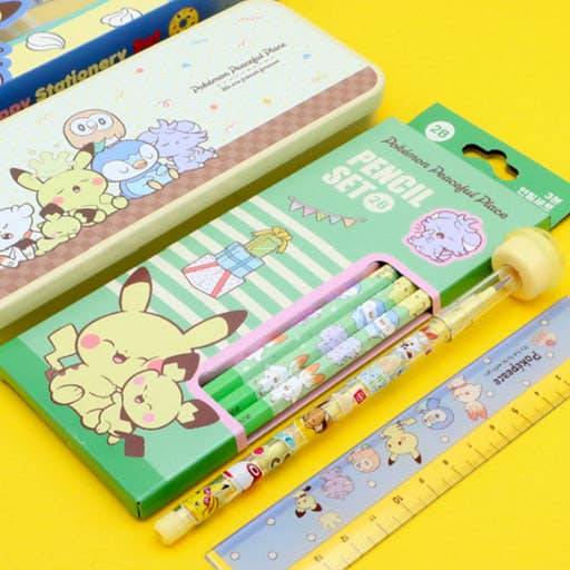 K-Wonderland Pokémon Happy Stationery Set – PokéPeace Edition