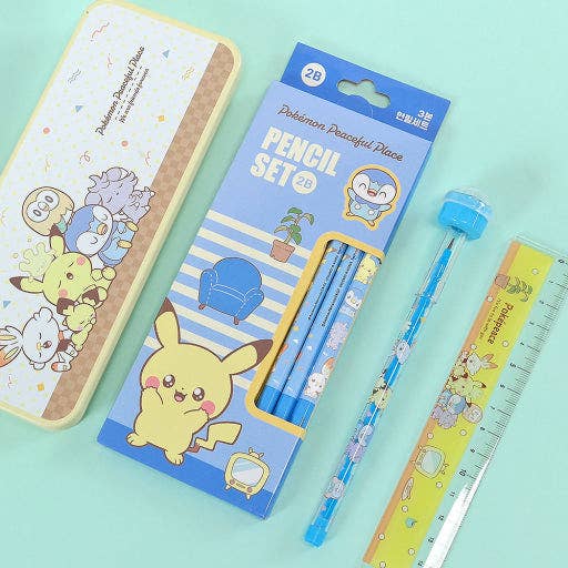 K-Wonderland Pokémon Happy Stationery Set – PokéPeace Edition