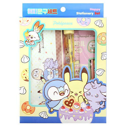 K-Wonderland Pokémon Happy Stationery Set – PokéPeace Edition