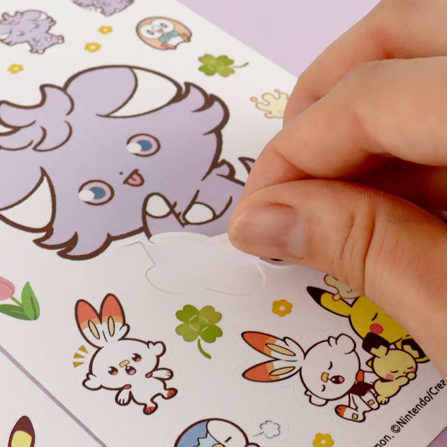 K-Wonderland Pokémon PokéPeace Cutie 2Pcs Sticker Pack