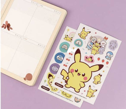 K-Wonderland Pokémon PokéPeace Cutie 2Pcs Sticker Pack
