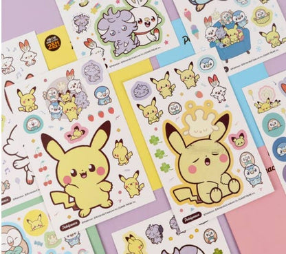 K-Wonderland Pokémon PokéPeace Cutie 2Pcs Sticker Pack