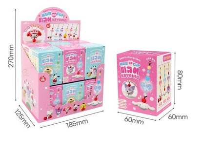 K-Wonderland Restock! Sanrio Cherry  Heart Cup Figure Keyring – Blind Box