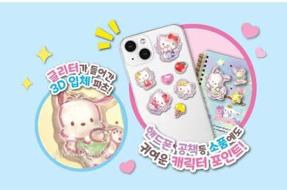 K-Wonderland Sanrio Characters Tok! Tok! 3D Water Candy BonBon Stickers