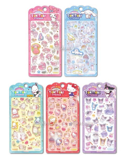 K-Wonderland Sanrio Characters Tok! Tok! 3D Water Candy BonBon Stickers