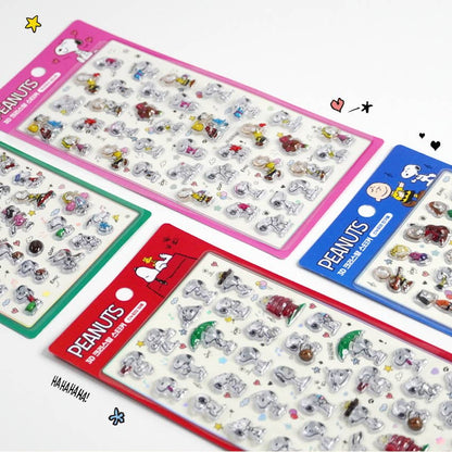 K-Wonderland Snoopy’s Daily Life-Red PEANUTS 3D Crystal Sticker – BonBon Drop Snoopy