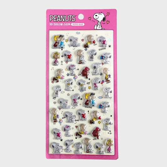K-Wonderland Snoopy’s Daily Life-Red PEANUTS 3D Crystal Sticker – BonBon Drop Snoopy