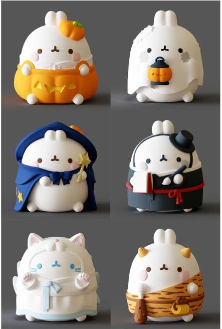K-Wonderland Special Edition - Molang Halloween Random Figures vol.2
