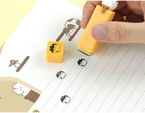 K_Wonderland Stamps Nyangnyang Mini Stamp – Cute Cat-Themed Stamps