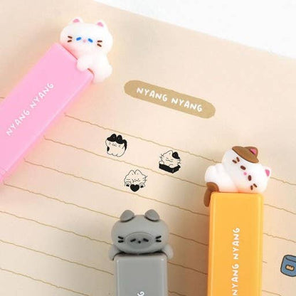 K_Wonderland Stamps Nyangnyang Mini Stamp – Cute Cat-Themed Stamps
