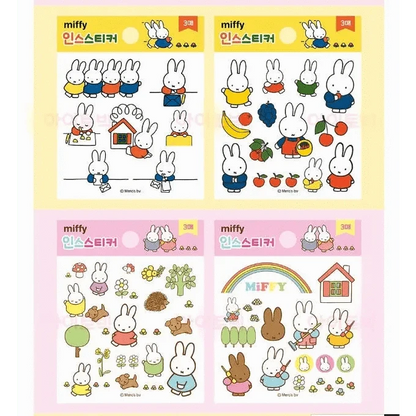 K_Wonderland Sticker Sheet Miffy Deco Stickers Variety Pack