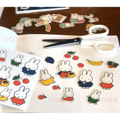 K_Wonderland Sticker Sheet Miffy Deco Stickers Variety Pack