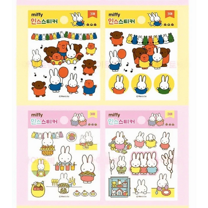 K_Wonderland Sticker Sheet Miffy Deco Stickers Variety Pack