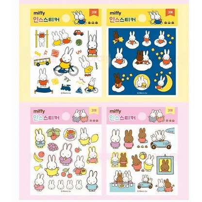 K_Wonderland Sticker Sheet Miffy Deco Stickers Variety Pack