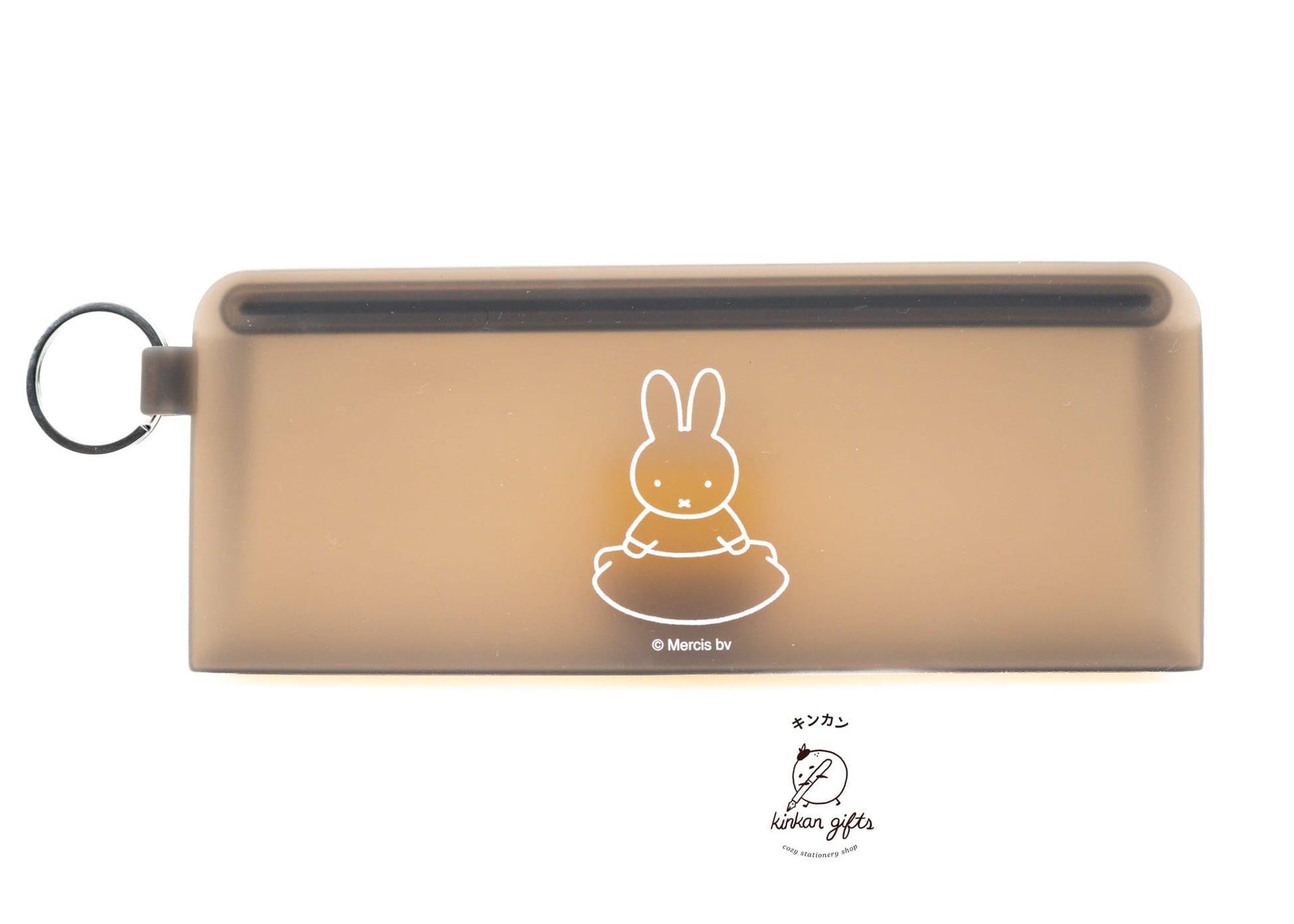 kabusikigaisiyatorai Pen & Pencil Cases Black Miffy - Soft Silicone Pen Case