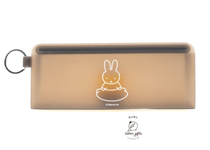 kabusikigaisiyatorai Pen & Pencil Cases Black Miffy - Soft Silicone Pen Case