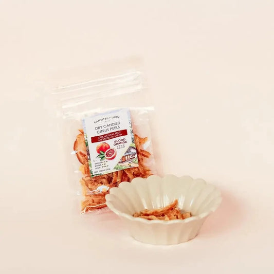 KANKITSU LABO Candy & Chocolate Blood Orange - Dry Candied Japanese Citrus Peel