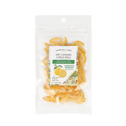 KANKITSU LABO Dry Candied Japanese Citrus Peel | Kawachi Bankan (かわちばんかん)