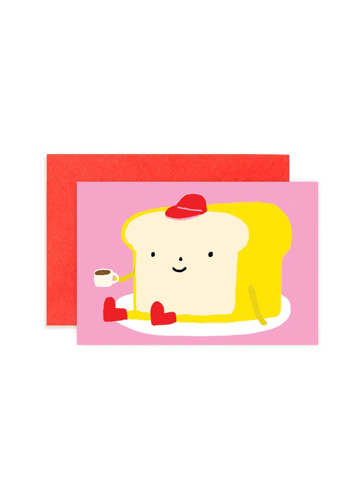 Karen Schipper Bread Loaf – Cute Food Mini Note Card