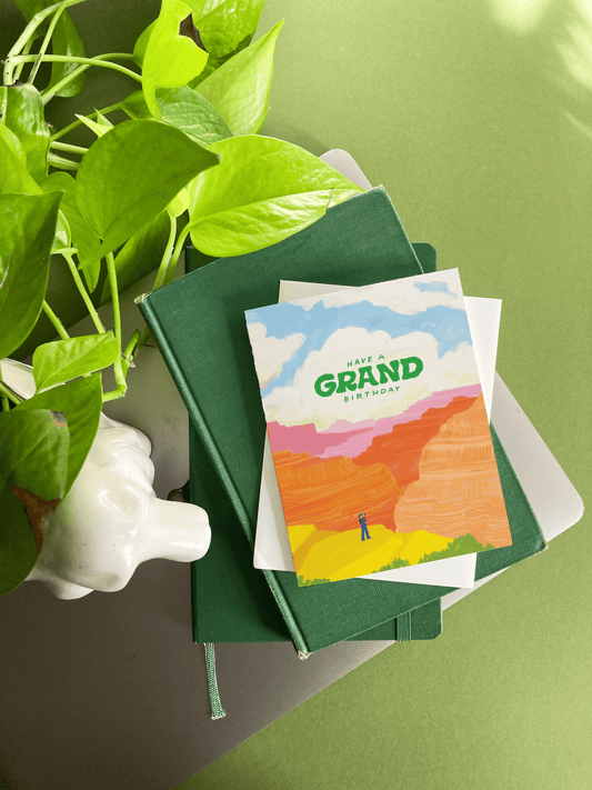 Karen Schipper Grand Birthday – Outdoor Pun Birthday Card