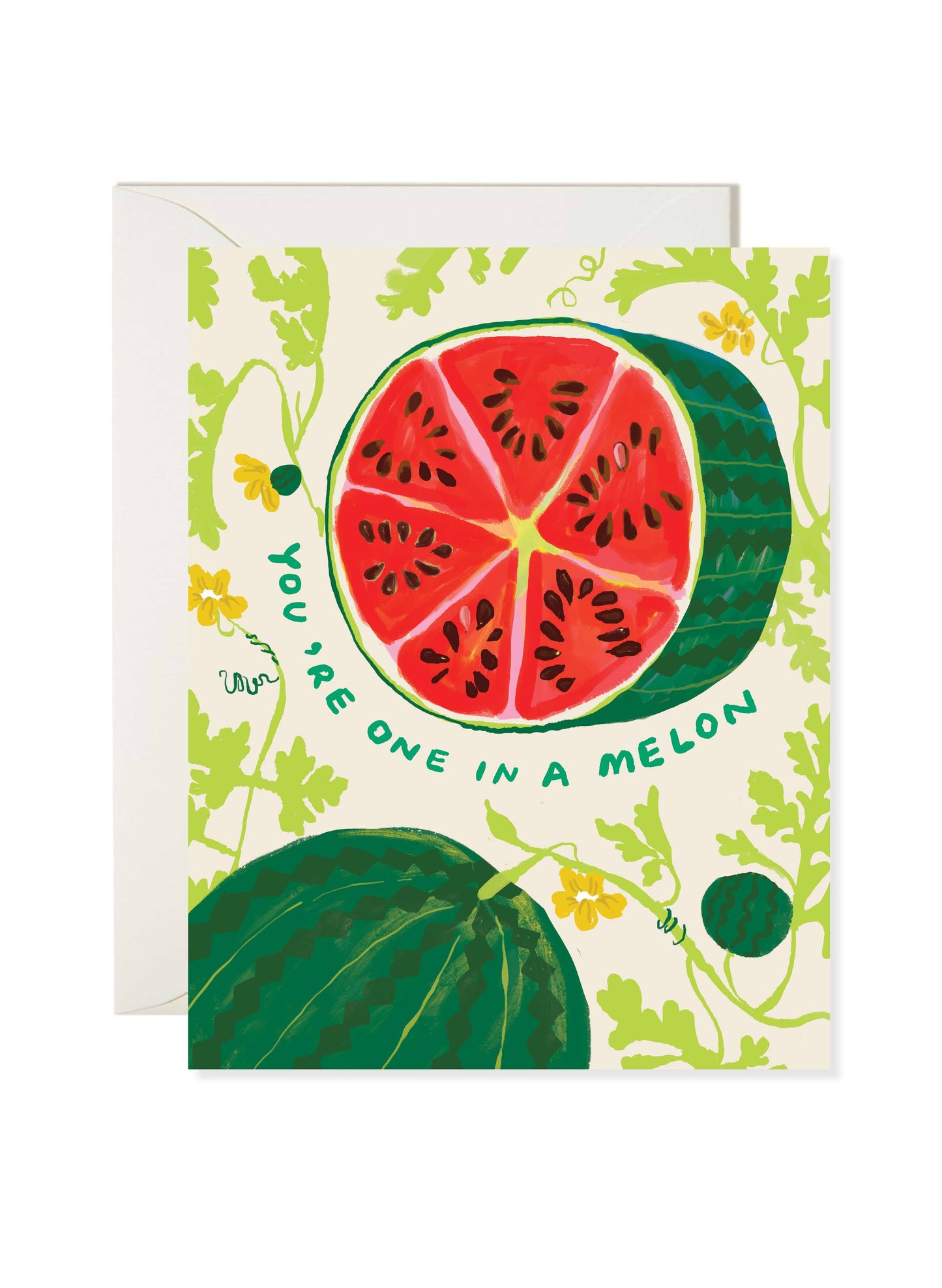 Karen Schipper One in a Melon – Cute Love & Friendship Pun Card