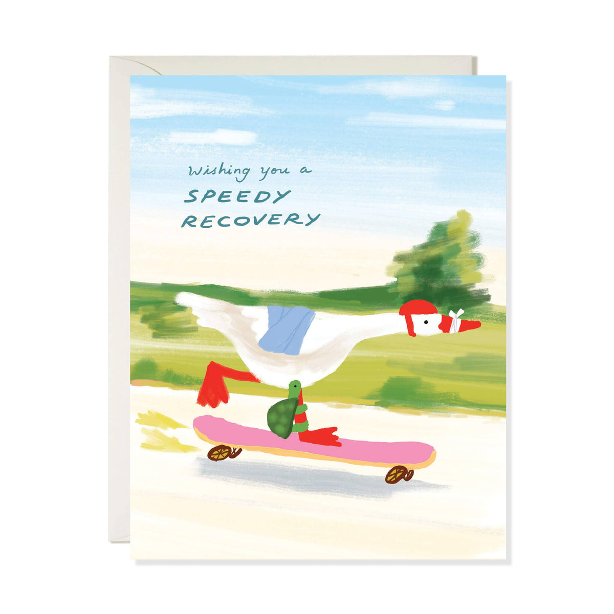 Karen Schipper Speedy Recovery – Get Well Encouragement Greeting Card