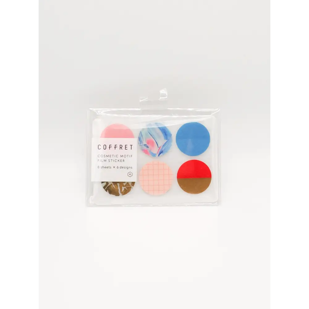 King Jim Cofferet - Cosmetic Inspired Film Stickers - Circle / Pink Float