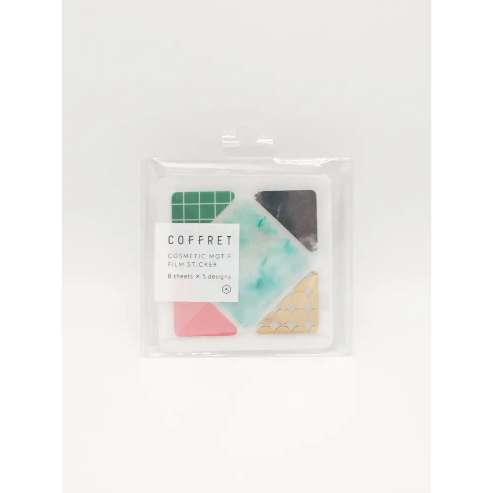 King Jim Cofferet - Cosmetic Inspired Film Stickers - Square / Forest Green