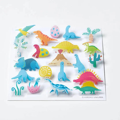 KING JIM Pens POP-UP Stickers - 3D Decorative Stickers: Gourmet
