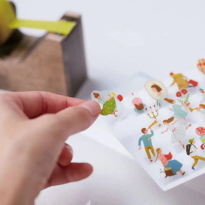 KING JIM Pens POP-UP Stickers - 3D Decorative Stickers: Gourmet