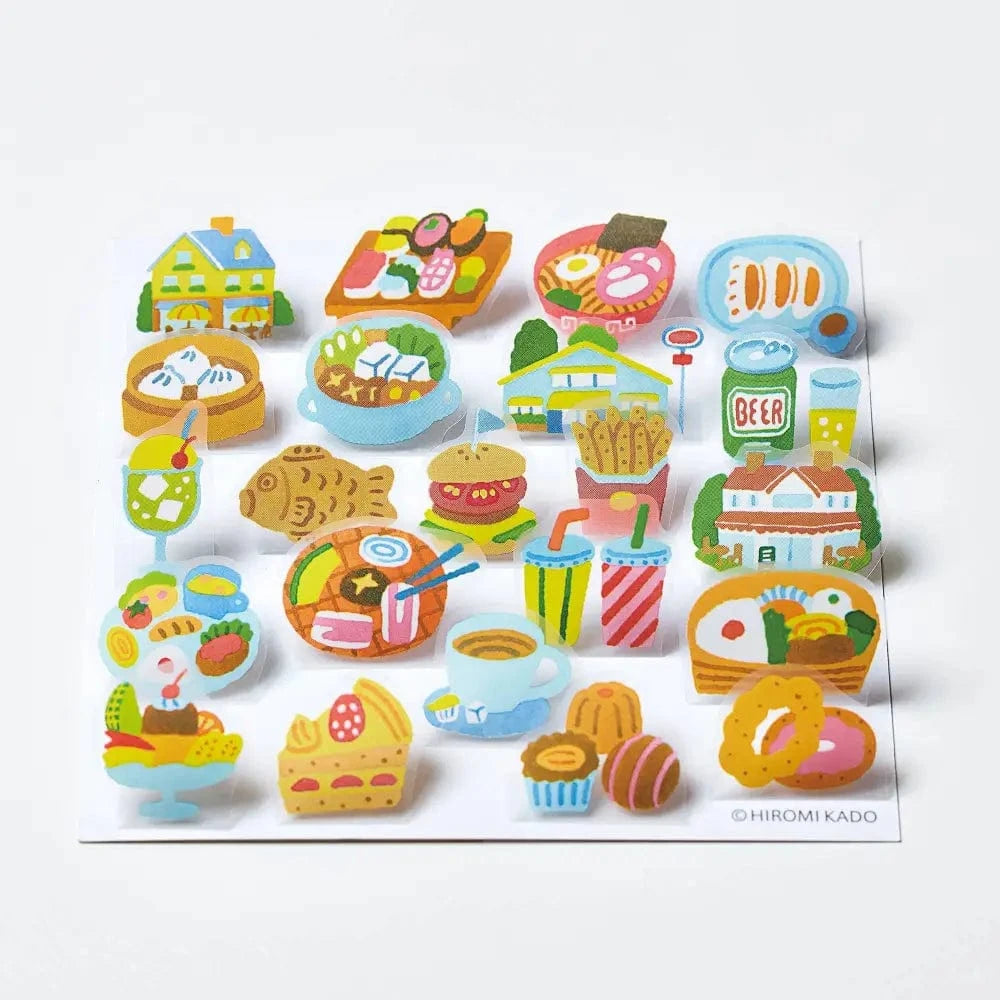 KING JIM Sticker Sheet POP-UP Stickers - 3D Decorative Stickers: Animal