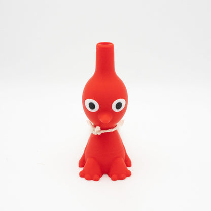Kinkan Gifts Bowls, Plates & Dishes Red 3D Printed Pikmin Bud Vase