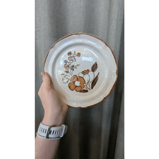 Kinkan Gifts Bowls, Plates & Dishes Vintage floral plate set (2)