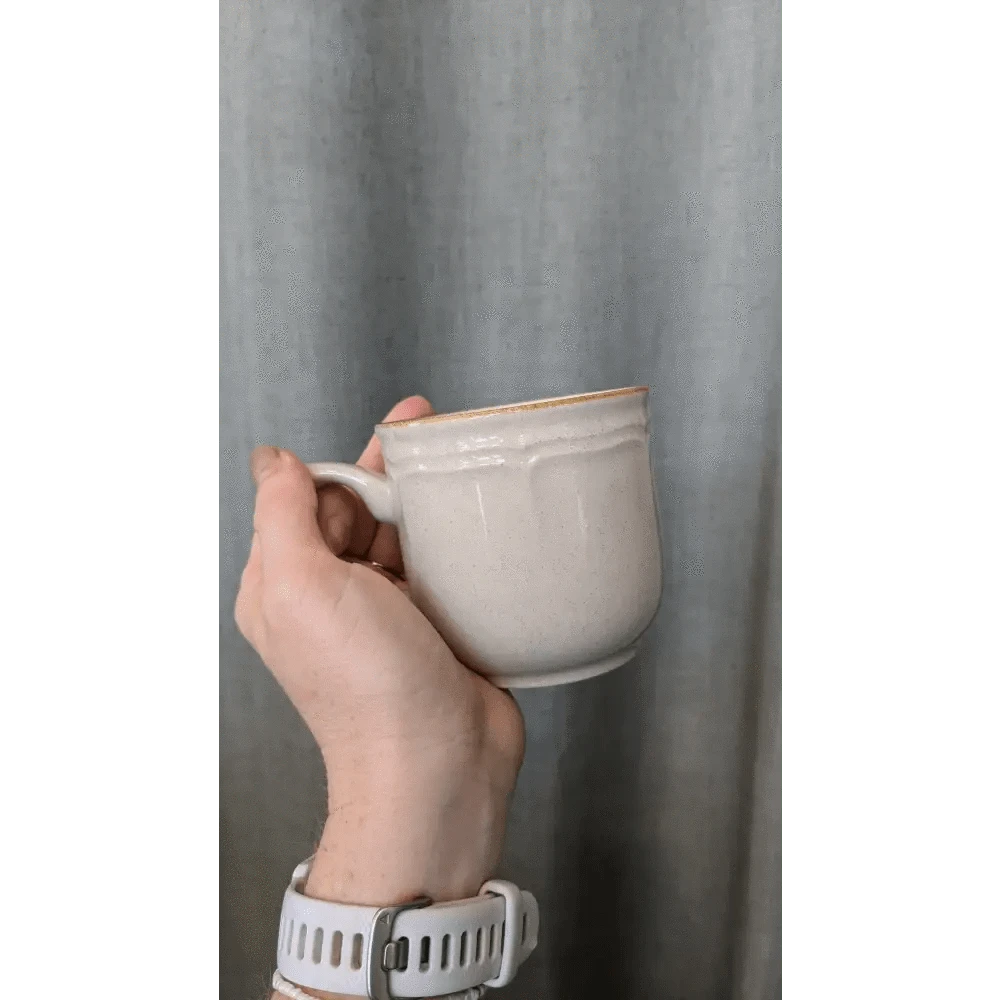 Kinkan Gifts Cups & Mugs Vintage Japanese Stoneware brown mug set (4 mugs)