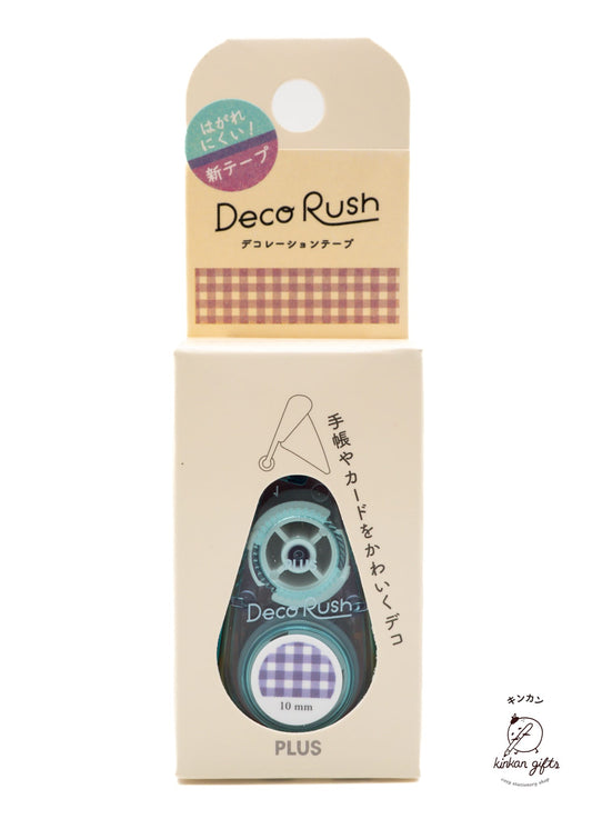 Kinkan Gifts Gingham Check PLUS Deco Rush Tape 10mm