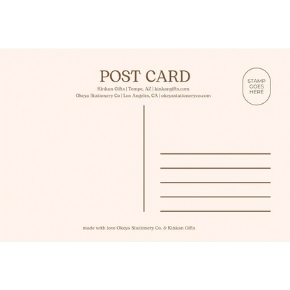 Kinkan Gifts Greeting Cards Kinkan x Okeya Postcard