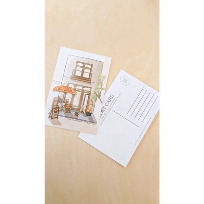 Kinkan Gifts Greeting Cards Kinkan x Okeya Postcard