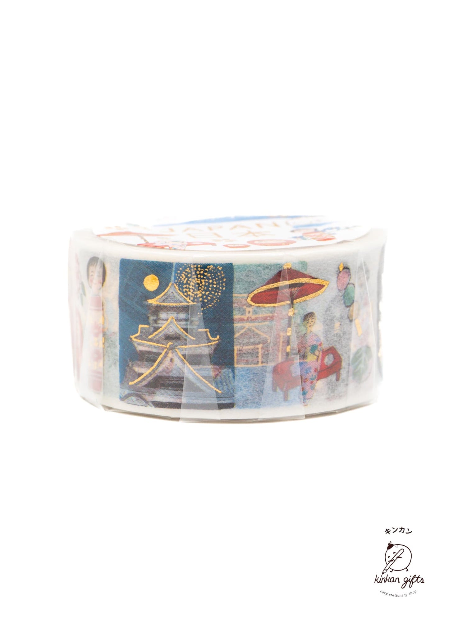 Kinkan Gifts HYOGENSHA - Okino Ai - Foil-stamped Masking Tape
