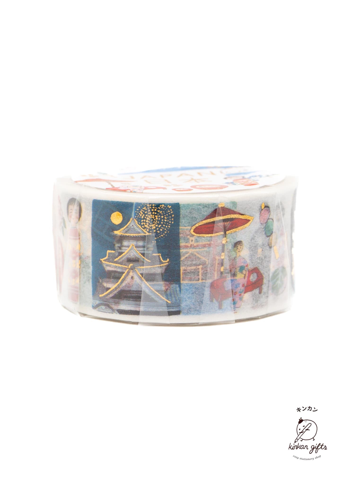 Kinkan Gifts HYOGENSHA - Okino Ai - Foil-stamped Masking Tape