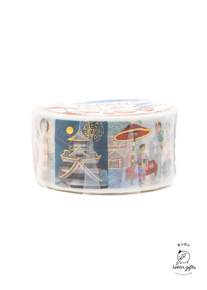 Kinkan Gifts HYOGENSHA - Okino Ai - Foil-stamped Masking Tape