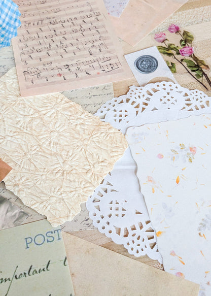 Kinkan Gifts Junk Journaling Scrap Pack - Junk Journaling Paper