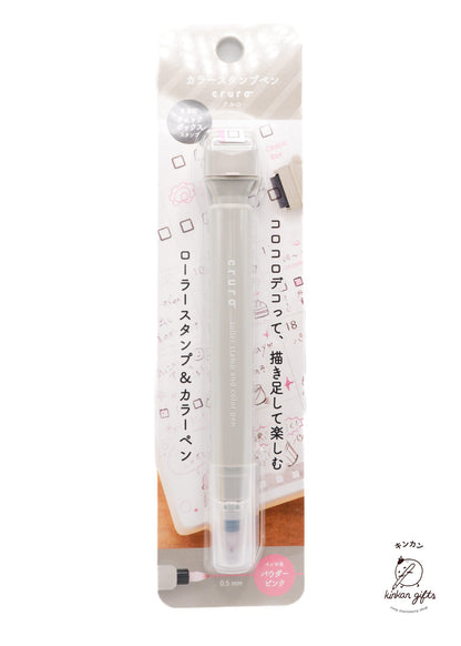 Kinkan Gifts Kutsuwa Cruro - Roller Stamp and Color Pens